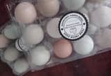 Easter eggs beautiful natural farm fresh