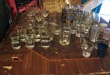 Large Assortment of Bar and Shot Glasses