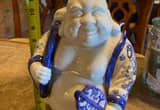 12 inch laughing Traveling Buddha statue