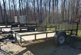 2024 6.5x 12ft Dovetail Utility Trailer