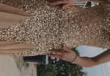 Gold Sequince Mermaid Prom Dress