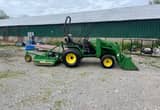 John Deere 4010 Tractor, loader, mower,