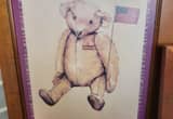 old bear wall art - 3 pieces