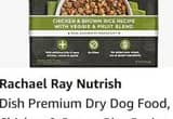 RachelRay nutrish dog food chicken rice
