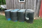 55 Gal plastic barrels