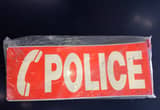 Automotive Call Police window sign