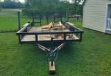 16 ft dove tail trailer