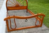 Wagon Wheel Ox Yoke Bed
