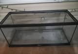 reptile tank with sliding top lid