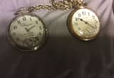 4 pocket watches 1 pentant watch
