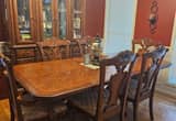 Cherry Dining Room Table & Hutch