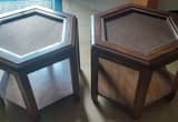 A set of end tables