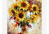 Happy Sunflowers Leonid Afremov