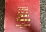 vintage Little & Ives Webster dictionary