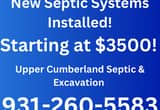 New Septic Systems Installed