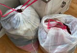 4 bags of clothes
