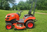 kioti cs2410 tractor 4x4 belly mower