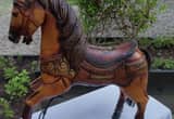 Antique Polychrome Carousel Horse Early