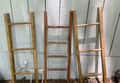 Wood Rustic Towel Ladders