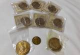 Lot of 9 Coins in a Collection