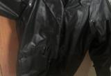Leather Trench coat jacket/ duster