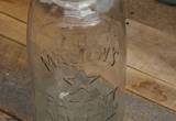 Vintage 5 gallon mason Jar w lid