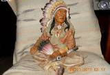 Native American Statue Figure