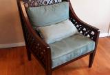 Solid Wood Casual Chair - $150