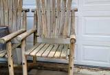 TWO handmade wooden chairs!