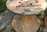 end table size spools