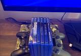 PS4 slim 1 tb with 6 games