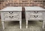 Vintage end tables newly refinished.