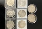 Canadian silver dollars