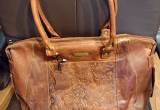 VALENCHI embossed Leather Purse NEW
