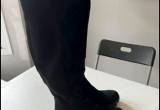 NEW. NEVER WORN. Black Knee High Boots