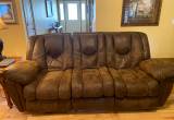 Reclining couch and Loveseat set