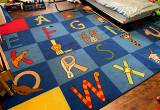 Alphabet carpet 7'6