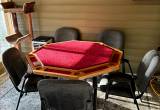 Poker Table And Arm Chairs