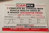 FOUR Oil Changes from Car Fix