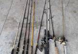 10 fishing poles