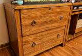 Oak Desk & Drawer Chest