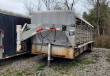 stoll 24ft livestock cattle trailer