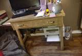 Desk with drawer & shelf