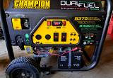 Champion 7500 watt duel fuel Generator