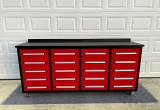 Red 20 Drawer Workbench