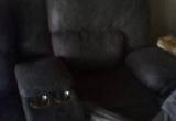leather loveseat wth recliners