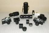 Pentax Cameras & Zoom Lens - Vintage