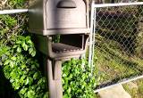 Mailbox for mail and newspaper