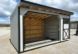 Run-in Shelter w/ Tack/ Feed Room
