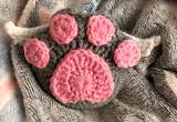 Dog/ Cat Crochet Memorial Angel Dog Paw